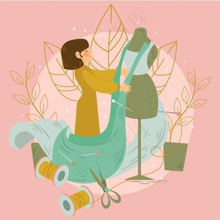 绘制时装设计师概念图