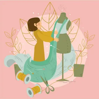 绘制时装设计师概念图