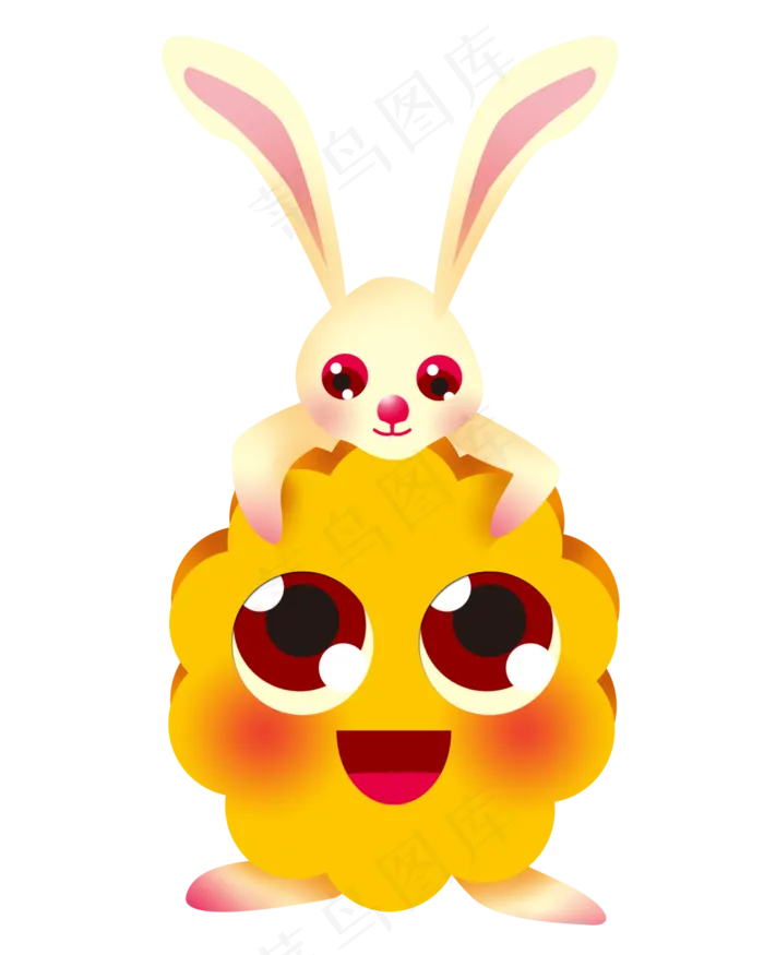 可爱中秋月饼(2000X2500(DPI:300))psd模版下载