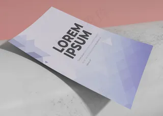 特写模型样机宣传单,DM传单设计模板