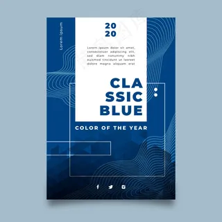 模板摘要经典蓝色宣传单,DM传单