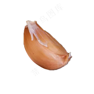 灰色立体创意大蒜食物元素