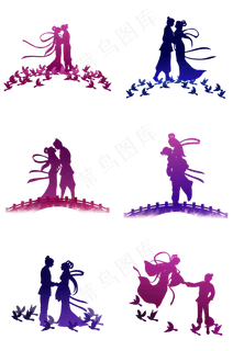 七夕牛郎织女鹊桥剪影合集