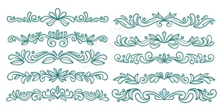 装饰花式分隔蓝套装