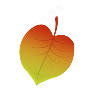 立秋飘零落叶矢量元素