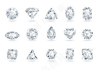 一套逼真的宝石