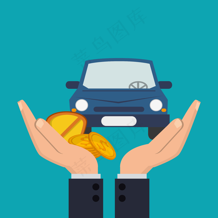 保险服务相关图标图像