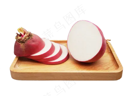 蔬菜食材萝卜切片