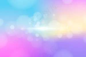 五彩缤纷的(bokeh)散景效果背景