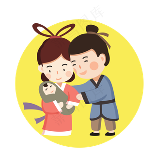 七夕情人节浪漫牛郎织女