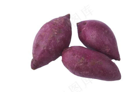 三个香甜软糯的紫薯