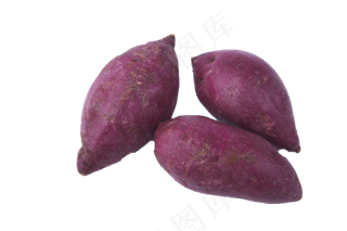 三个香甜软糯的紫薯