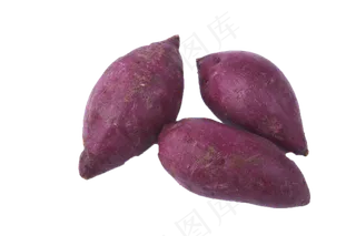 三个香甜软糯的紫薯