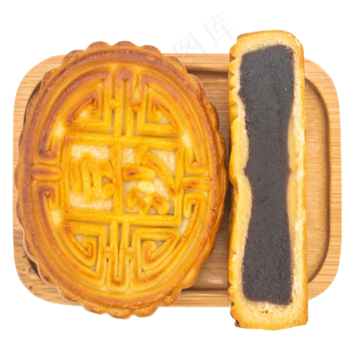 黄色豆沙月饼(2000X2000(DPI:300))