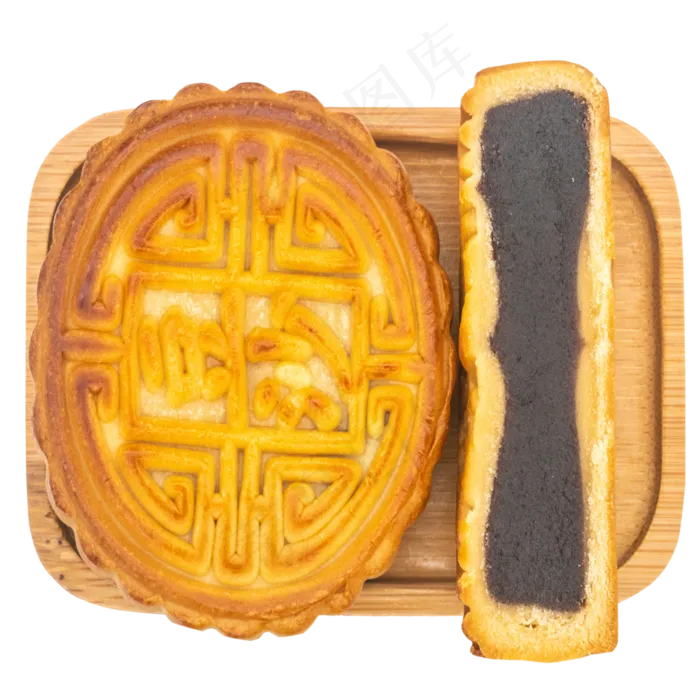 黄色豆沙月饼(2000X2000(DPI:300))