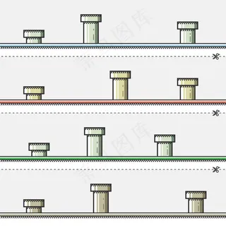 简单游戏的复古背景