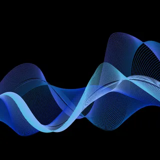 动态波浪插图，抽象背景。创意高雅的风格形象