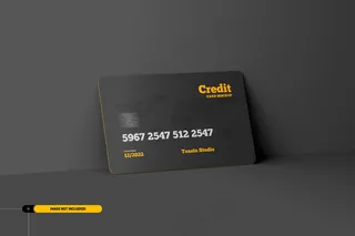 信用卡。礼品卡模型样机