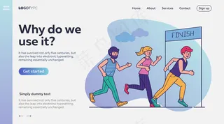 运动员群跑马拉松矢量图