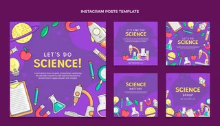 手绘科学ig帖子