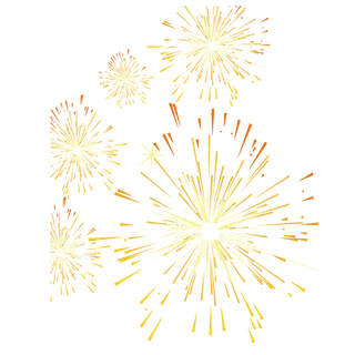 卡通爆竹烟花礼花免抠