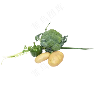 西兰花葱土豆蔬菜组合 西兰花葱土豆蔬菜组合