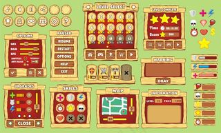 面向手机app移动应用的平台游戏用户界面