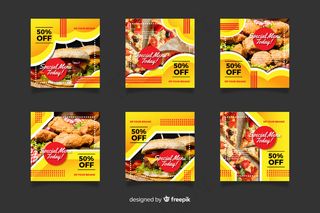 Instagram发布食物收集