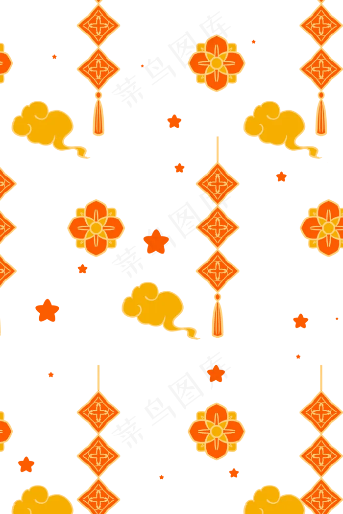 新年挂饰底纹(3545X5315(DPI:300))psd模版下载