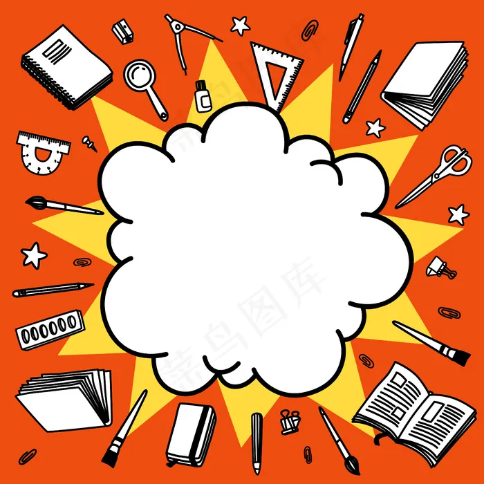 返校背景eps,ai矢量模版下载