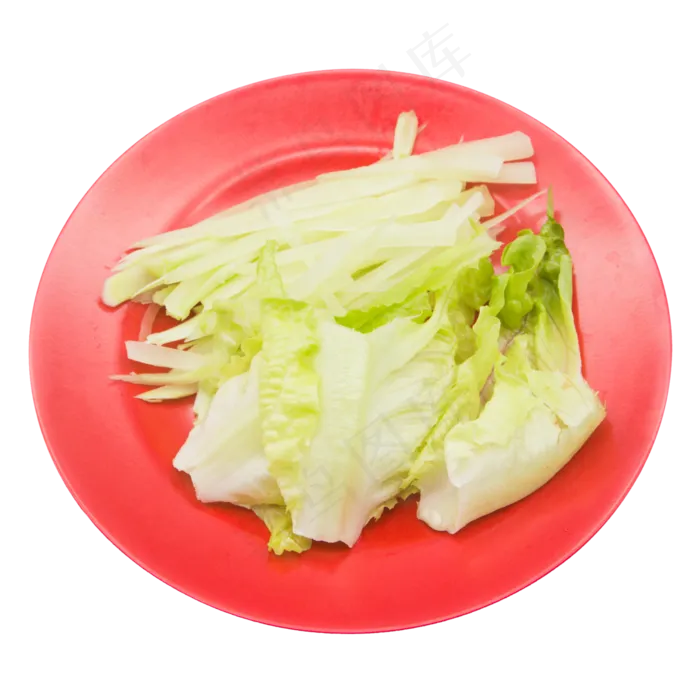 红色盘子白菜(3000*3000px 300 dpi )