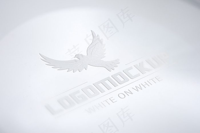 logo样机标志样机智能贴图psd模版下载