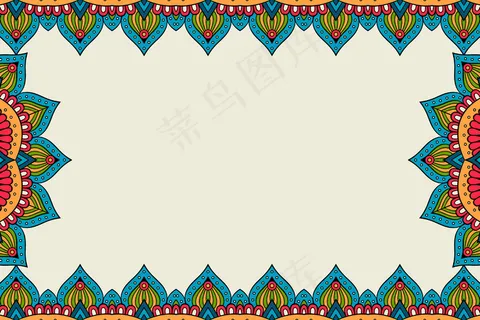 装饰美丽的背景几何圆元素