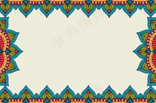 装饰美丽的背景几何圆元素