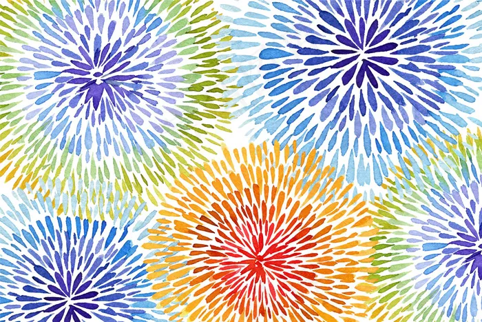 彩虹扎染风格背景eps,ai矢量模版下载
