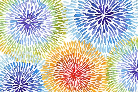 彩虹扎染风格背景