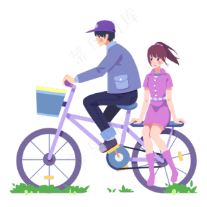 七夕骑自行车