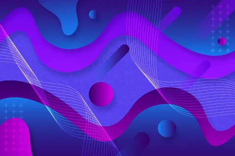 有形状和波浪的背景