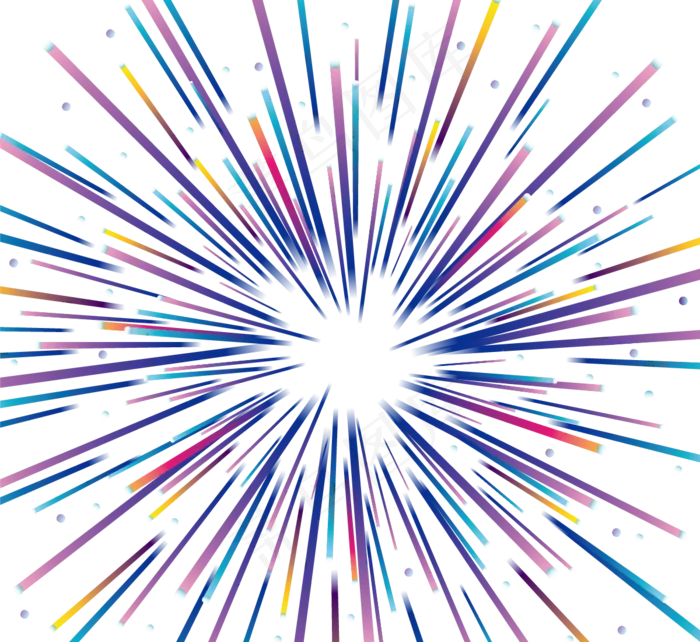 抽象炫酷渐变烟花绽放边框(1200*1200px 300 dpi )ai矢量模版下载