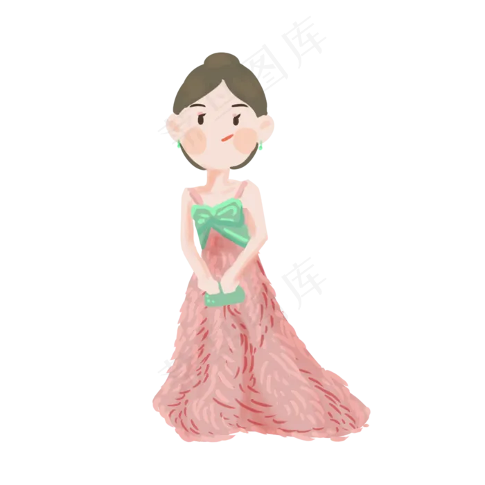 秋季穿搭礼服女孩(2000X2000)