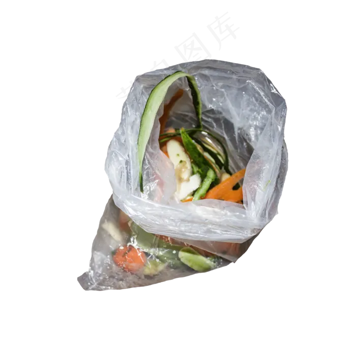 袋子里的蔬菜剩余垃圾(2000*2000px 300 dpi )