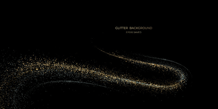 金星尘光，闪光背景