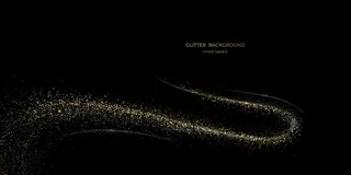 金星尘光，闪光背景