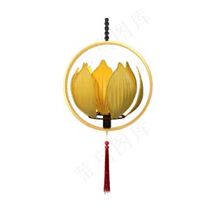中秋花灯png图