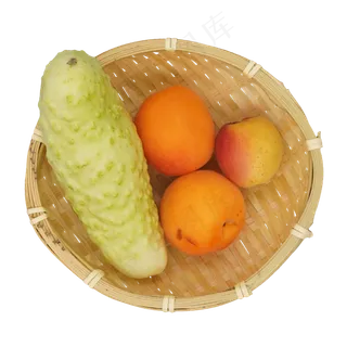 一篮子水果青瓜