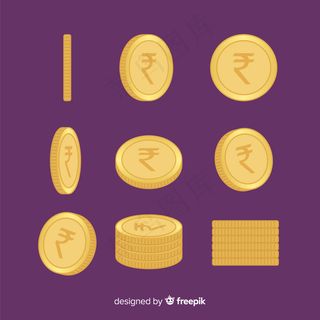 印度卢比成套硬币