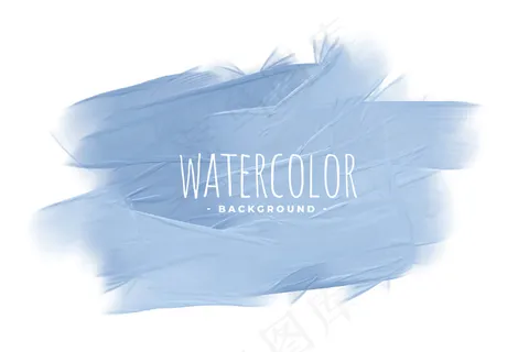 淡蓝色水彩纹理概念背景