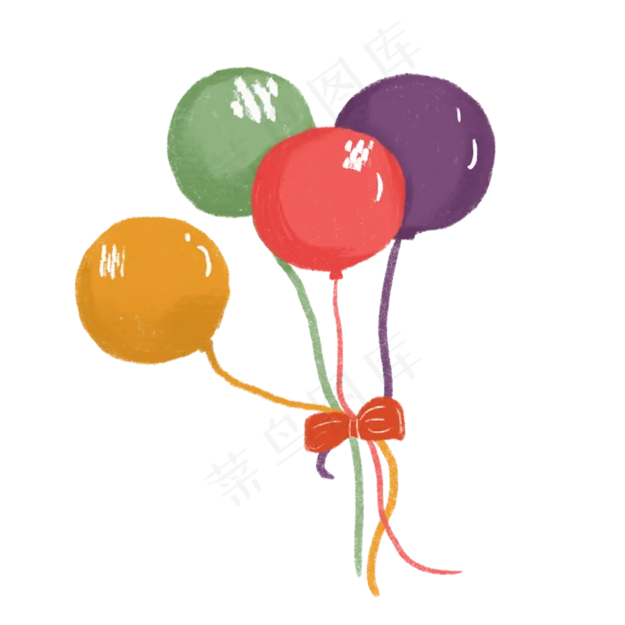 情人节气球装饰元素(2000X2000(DPI:132))psd模版下载