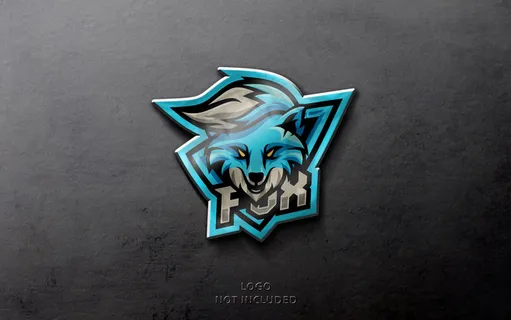 逼真的运动标志模型样机