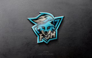 逼真的运动标志模型样机